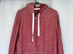 Sunday Work Clothes Red Two Tone Full Zipper Jacket Size XL Xtra Large